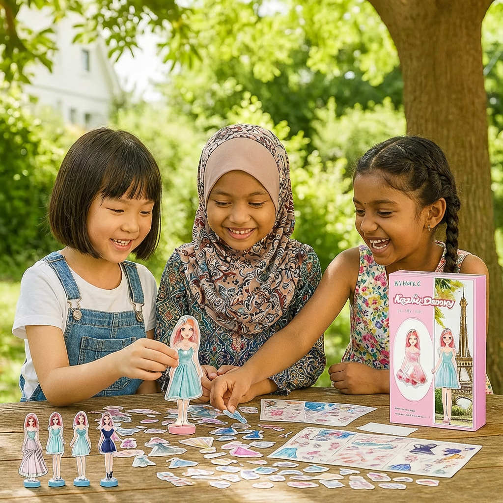 Magnetic Fashion Play Set for Kids