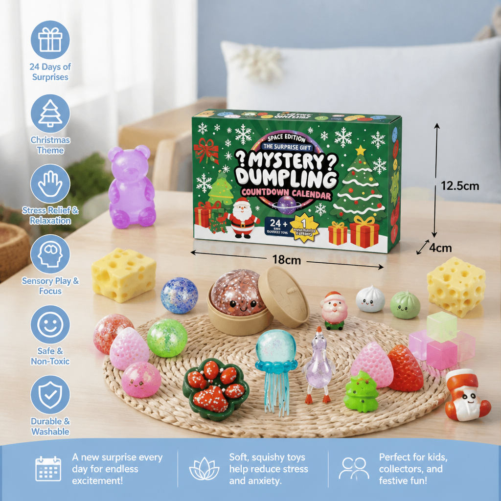 Christmas Squishy Advent Calendar for Kids