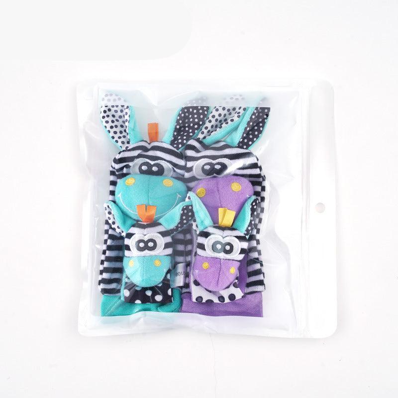 Baby Rattle Wrist and Sock Set ⎜ Colorful Sensory Toys for Early Learning and Motor Skill Development