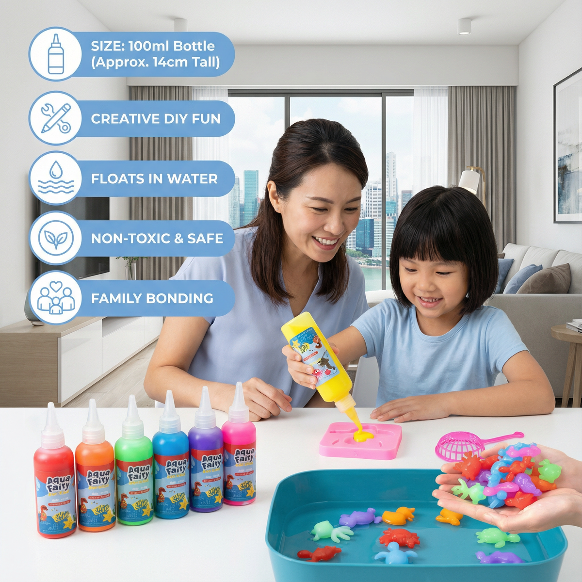 Magic Water Toy for Kids ⎜ Creative DIY Set for Making Floating Animals in Water
