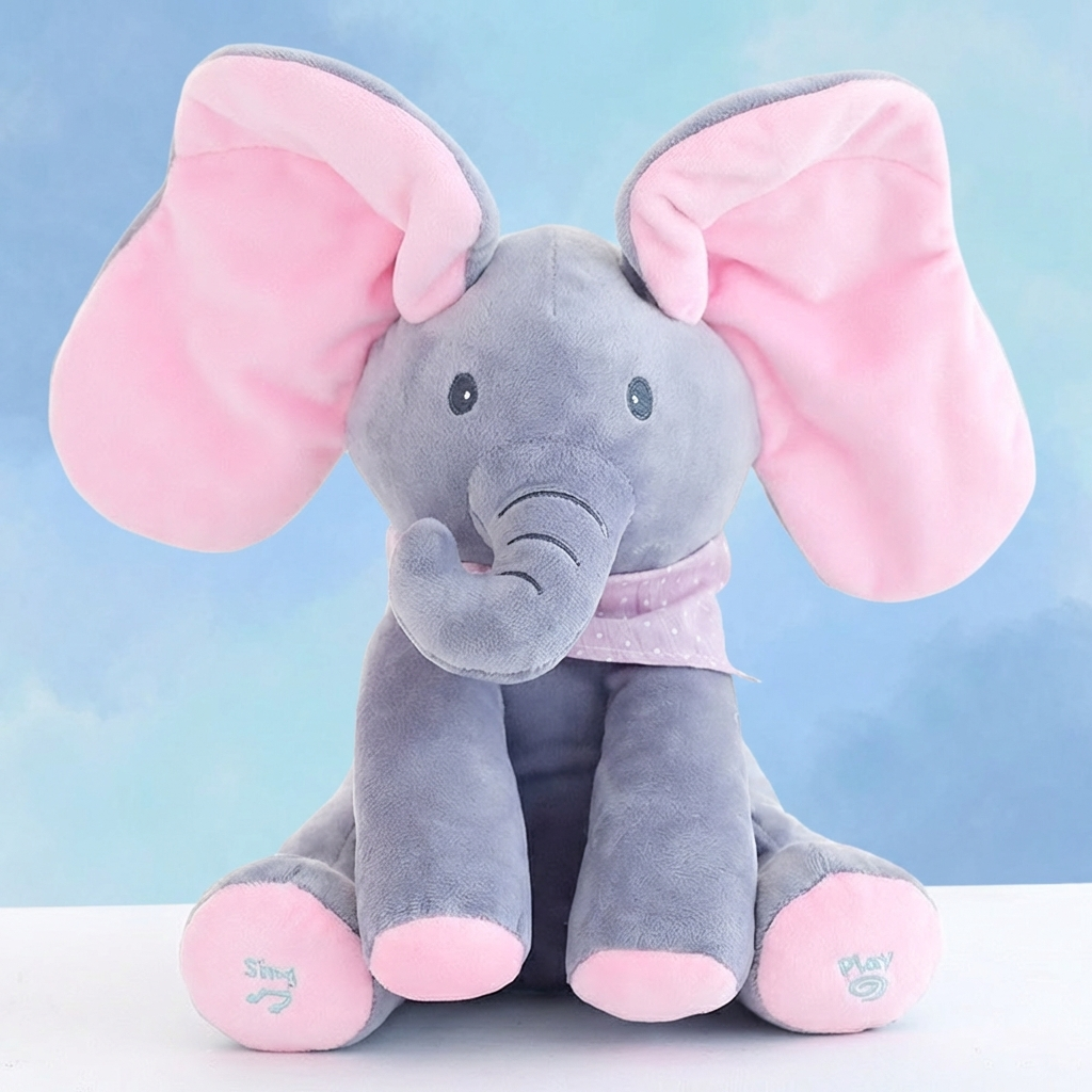 Peek-A-Boo-Elephant - Interactive Plush Toy