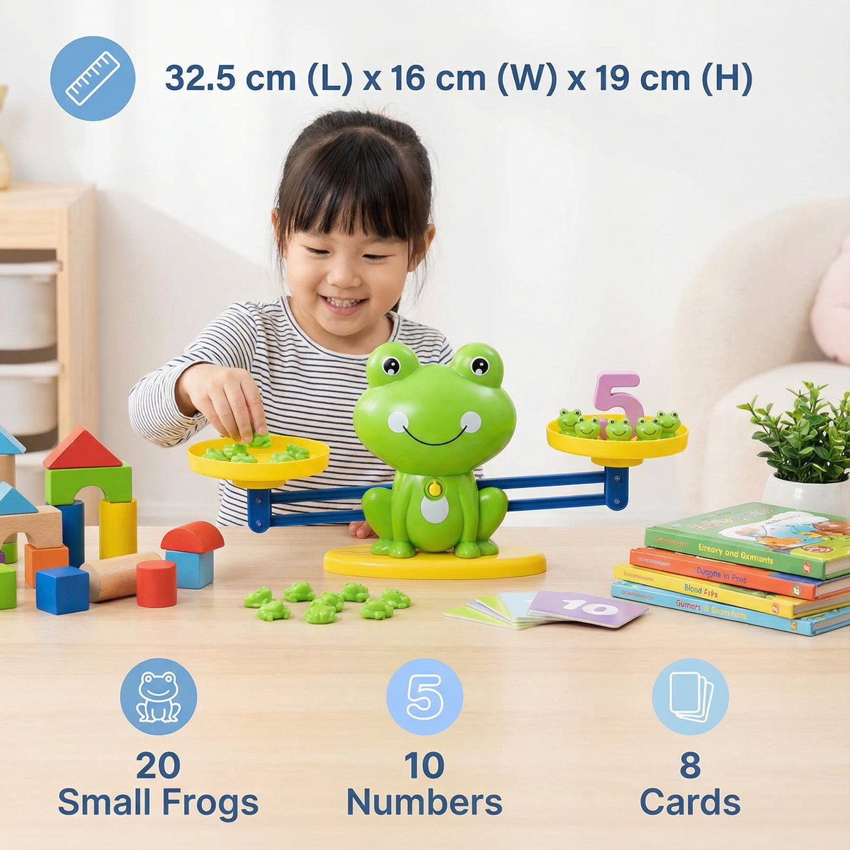 Educational Frog Balance Children’s Toy – Making Maths Easy!