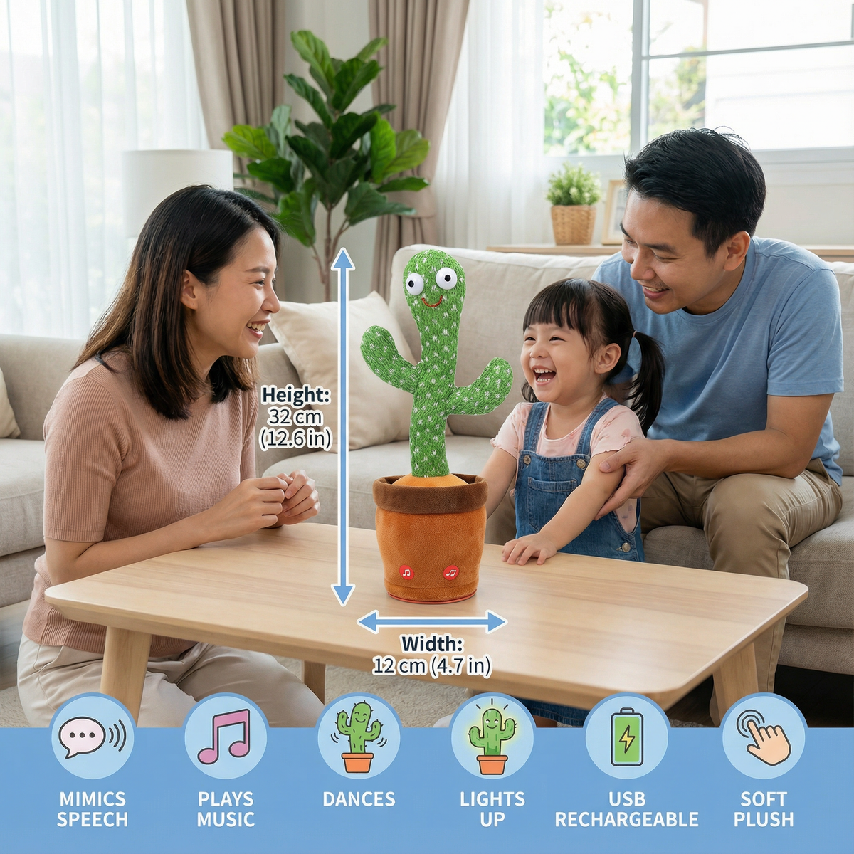 Talking Cactus – Interactive Children’s Toy