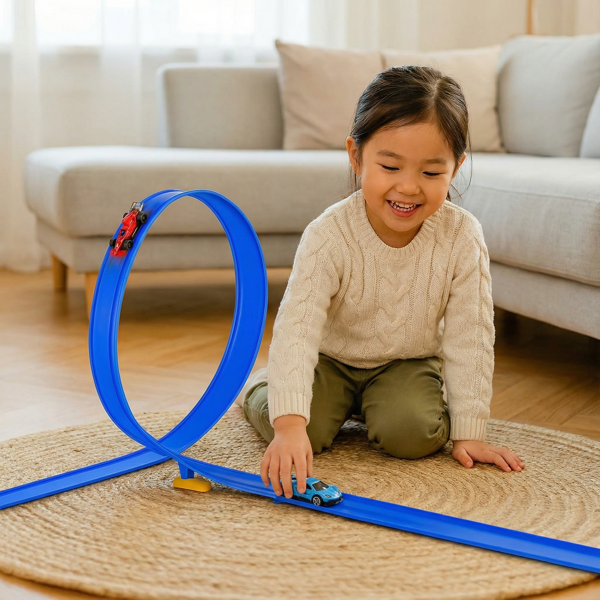 Flexible Modular Race Track Set