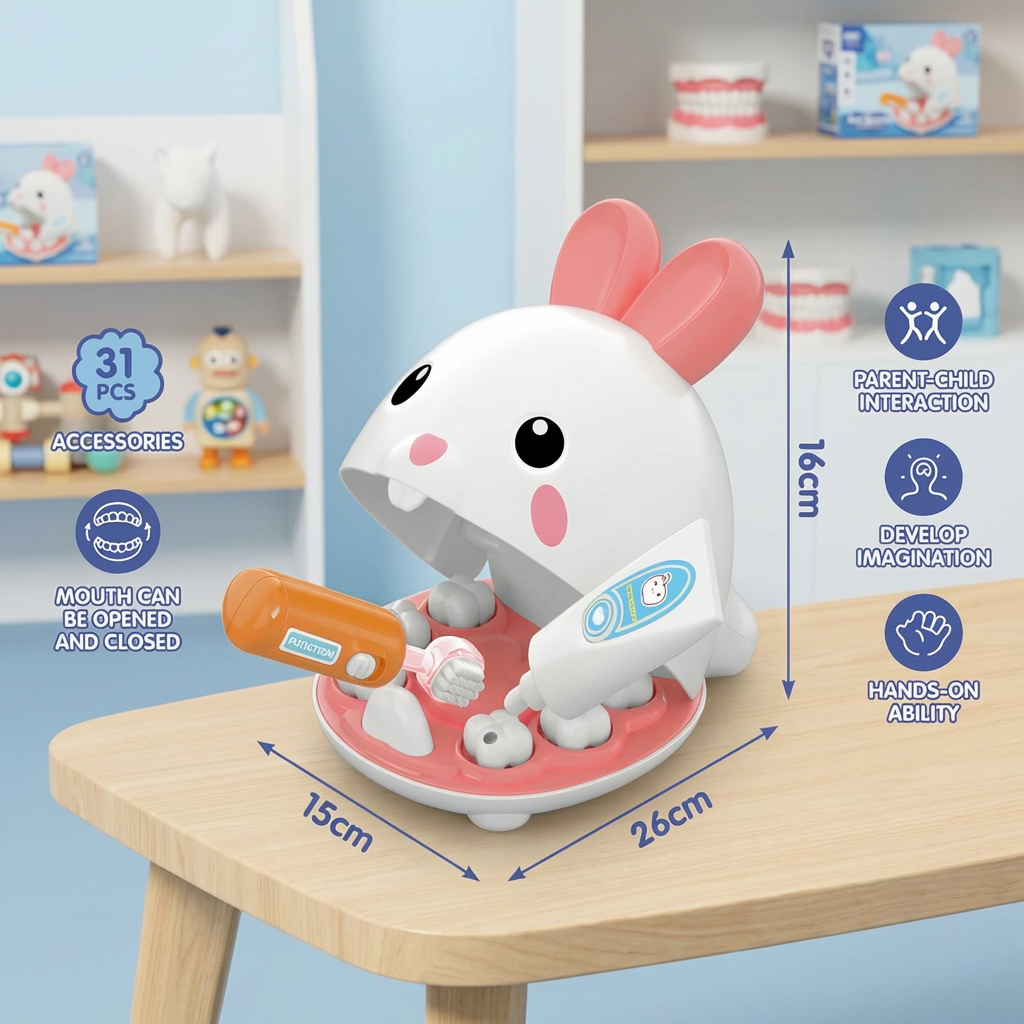 Mini Dentist Bunny Playset