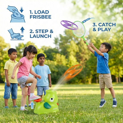 Frisbee Net Toy - Flying Disc Launcher