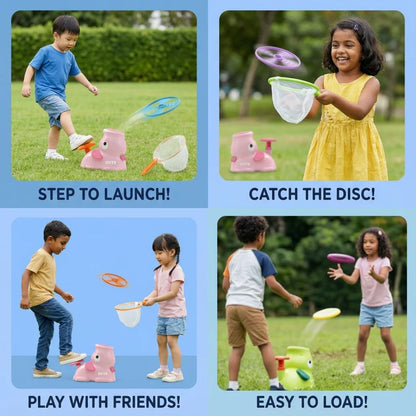 Frisbee Net Toy - Flying Disc Launcher