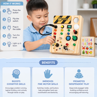 Interactive Montessori Learning Board For Children