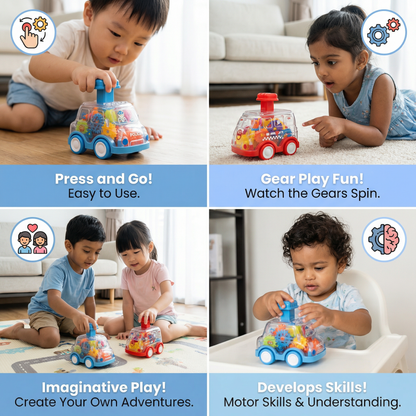 Press and Go - Gear Play Cars