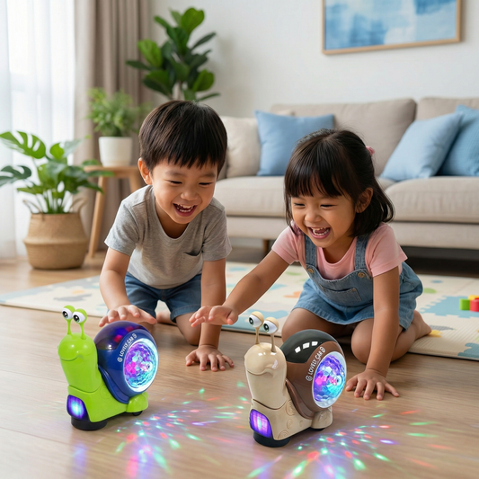 Glowing and Music Playing Snail Crawling Toy