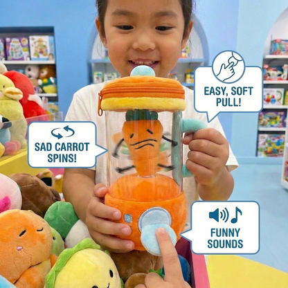 Funny Carrot Mixer Kids Plush Toy
