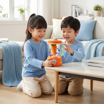 Funny Carrot Mixer Kids Plush Toy