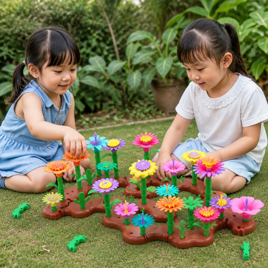Flower Garden Building Toy for Kids – Creative Planting & Learning Playset for Little Gardeners
