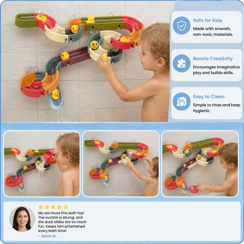 Duck Slide Bath Toy