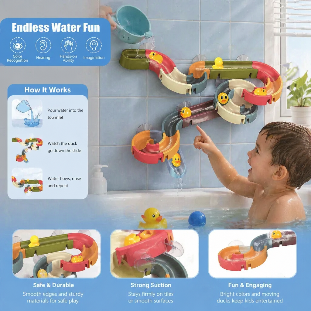 Duck Slide Bath Toy