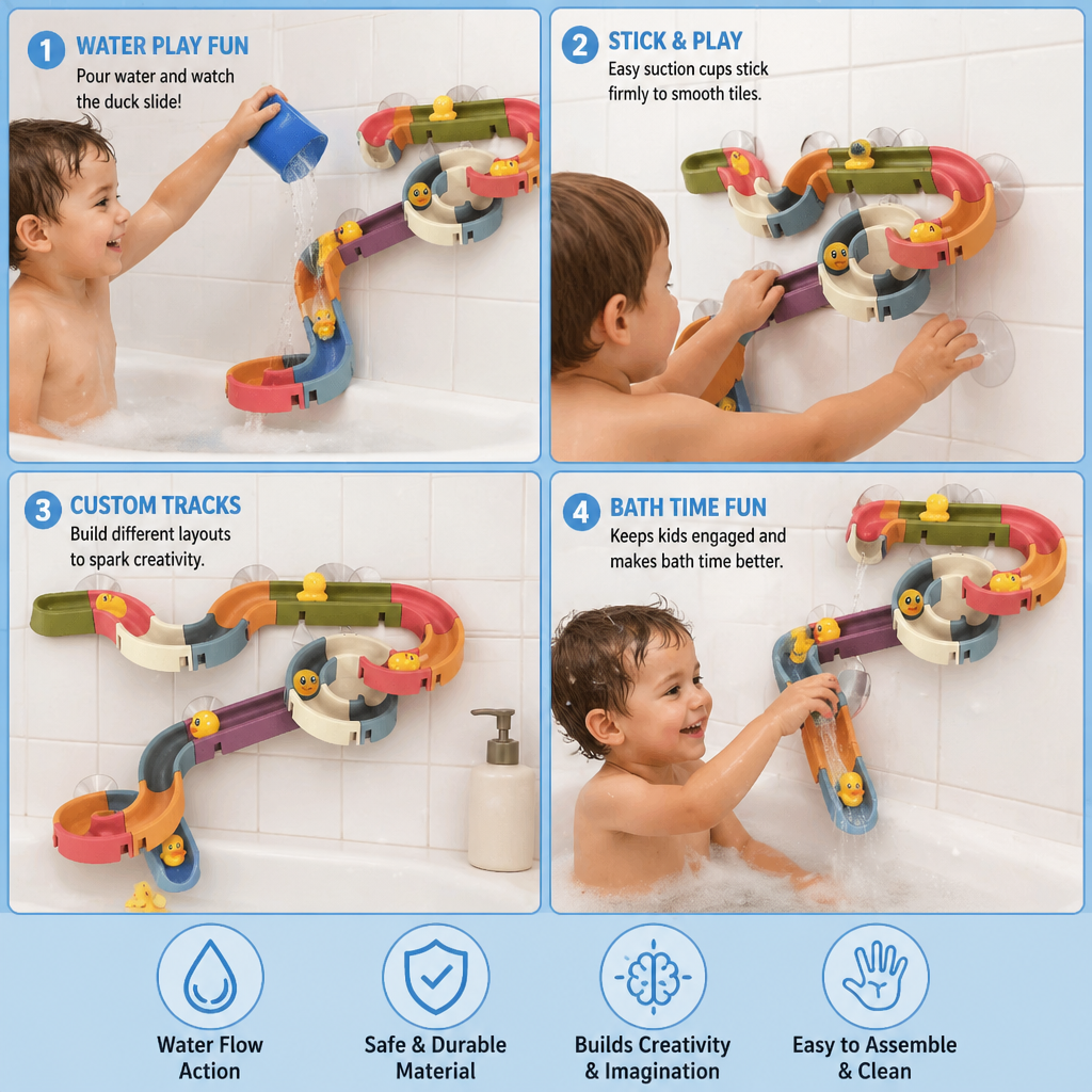 Duck Slide Bath Toy