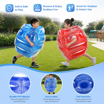Inflatable Bumper Ball Suit for Kids – 2 Player Outdoor Collision Game