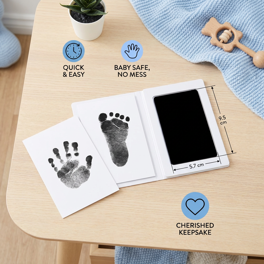 Baby Hand & Footprint Kit – Keepsake Set for Toddlers