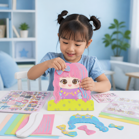 DIY Hair Stylist Craft Kit for Kids