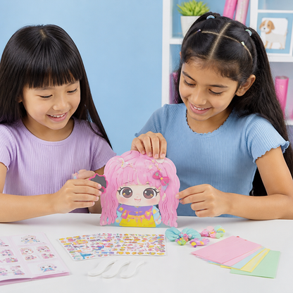 DIY Hair Stylist Craft Kit for Kids