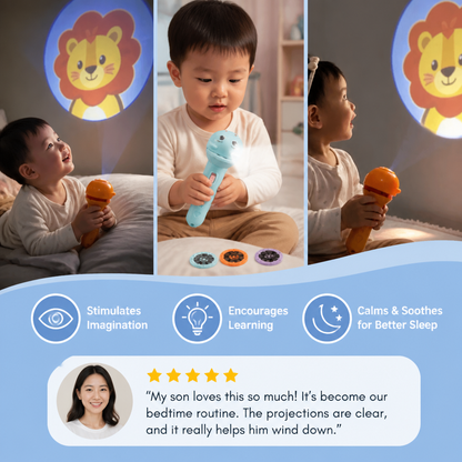 Kids’ Bedtime Story Projection Flashlight