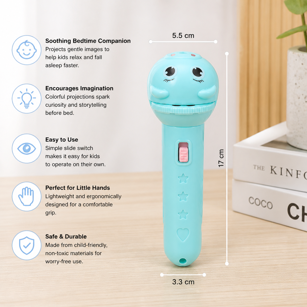 Kids’ Bedtime Story Projection Flashlight
