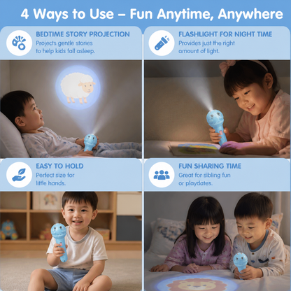Kids’ Bedtime Story Projection Flashlight