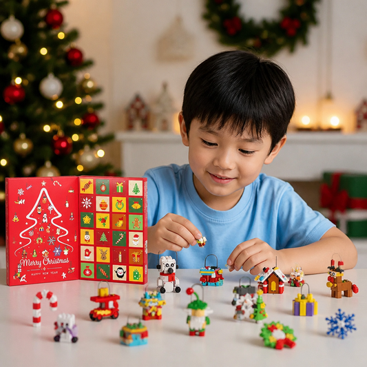 Christmas Ornament Building Blocks Advent Calendar