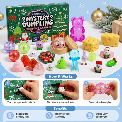 Christmas Squishy Advent Calendar for Kids