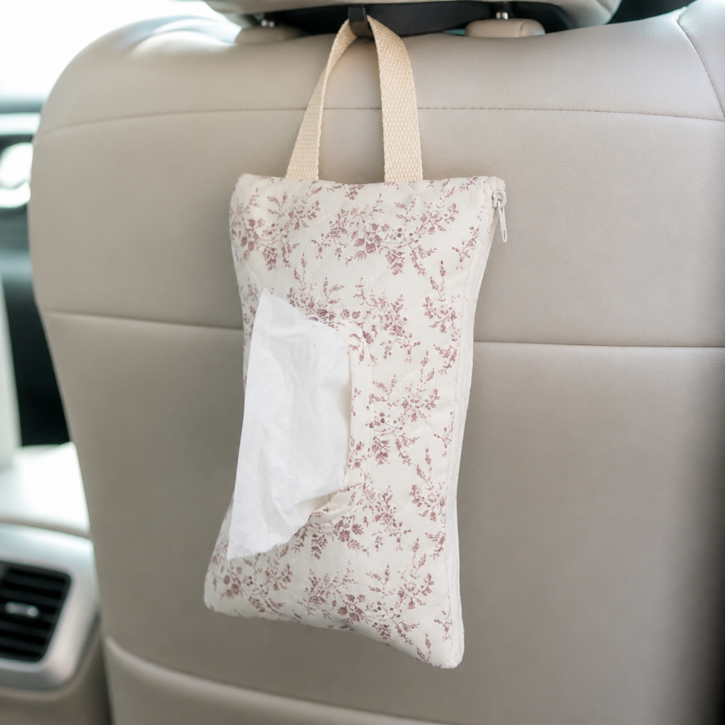 Hanging Tissue Holder for Strollers, Cribs & Cars