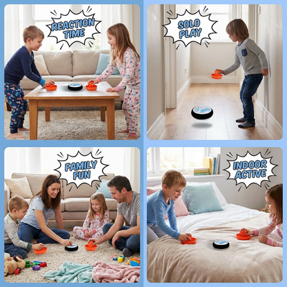 Mini Air Hockey Table Game for Kids – Reaction Game with Pucks