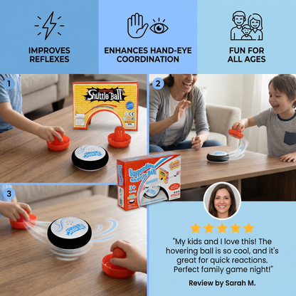 Mini Air Hockey Table Game for Kids – Reaction Game with Pucks