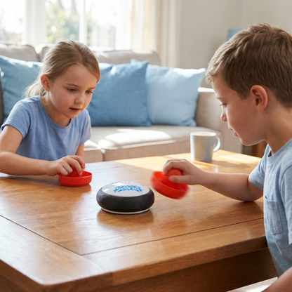 Mini Air Hockey Table Game for Kids – Reaction Game with Pucks
