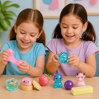 Premium Squishy Fidget Toy Set – 8 Sensory Toys