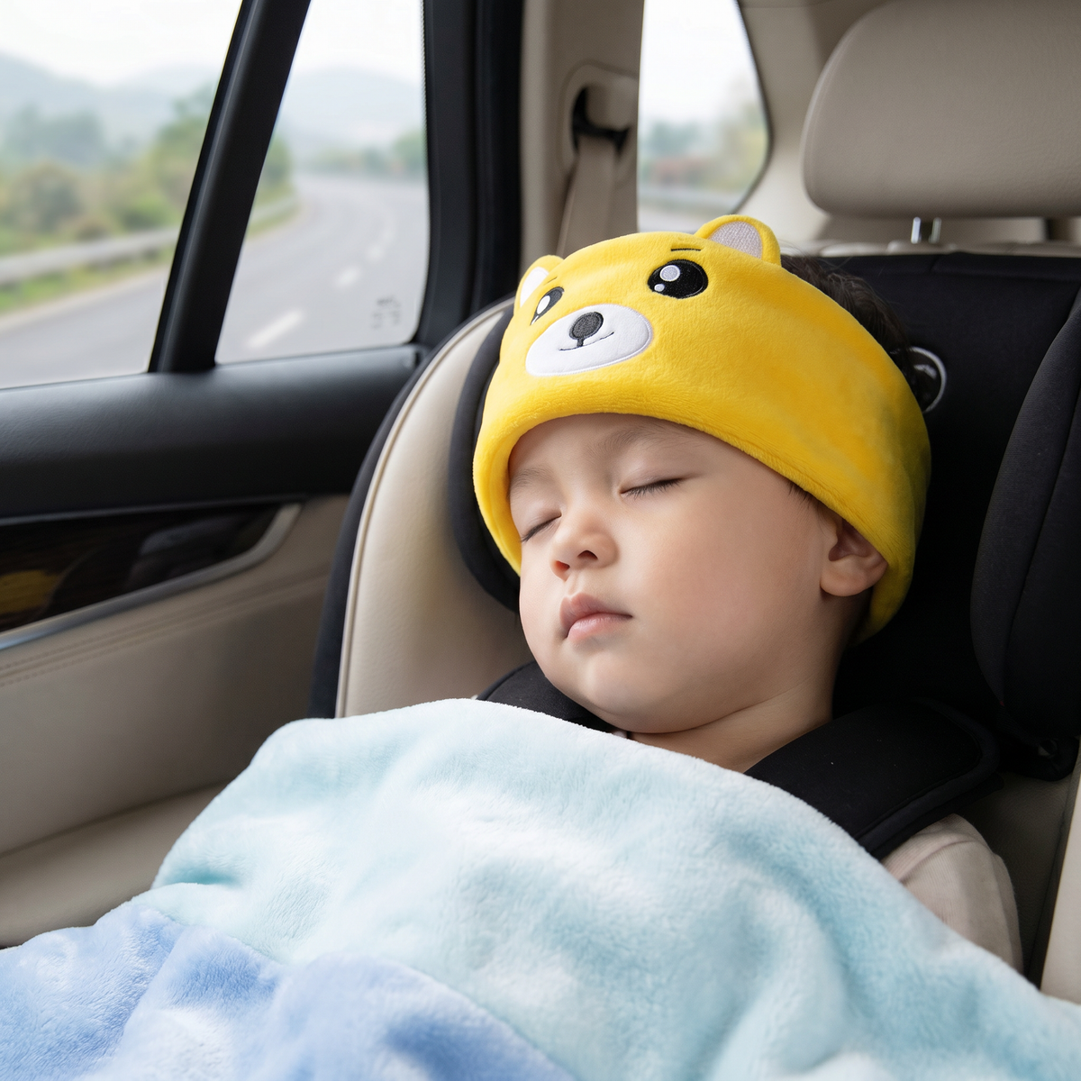 2-in-1 Sleep Headband with Bluetooth Speakers – Soft Wireless Headband for Travel & Sleep