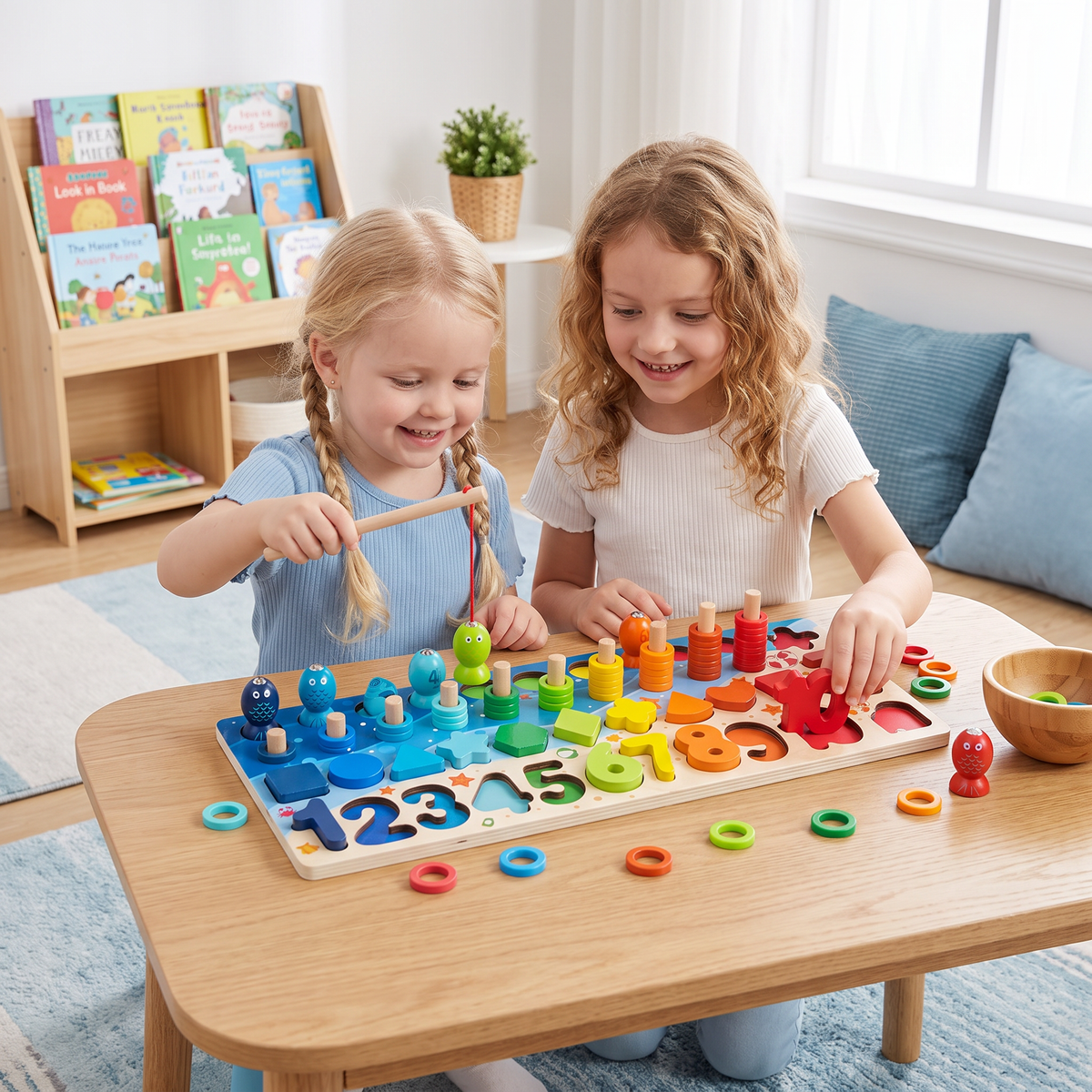 Skill Development – Montessori Wooden Activity Board