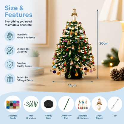 DIY Crystal Beaded Christmas Tree Craft Kit