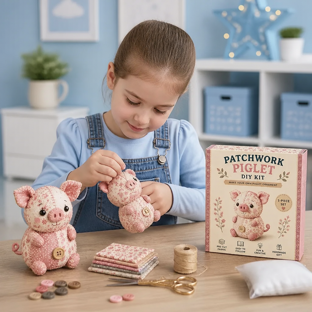 DIY Animal Sewing Kit – Handmade Fabric Ornament Craft Set