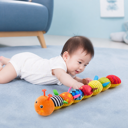 Sensory Plush Rattle and Music Caterpillar