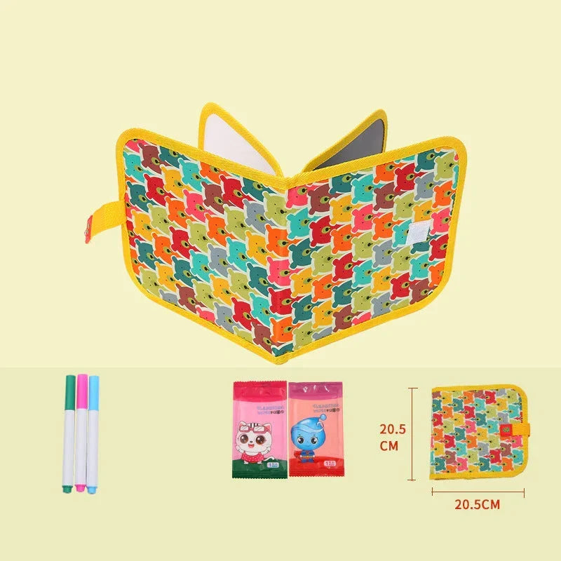Portable Reusable Colouring Book for Children
