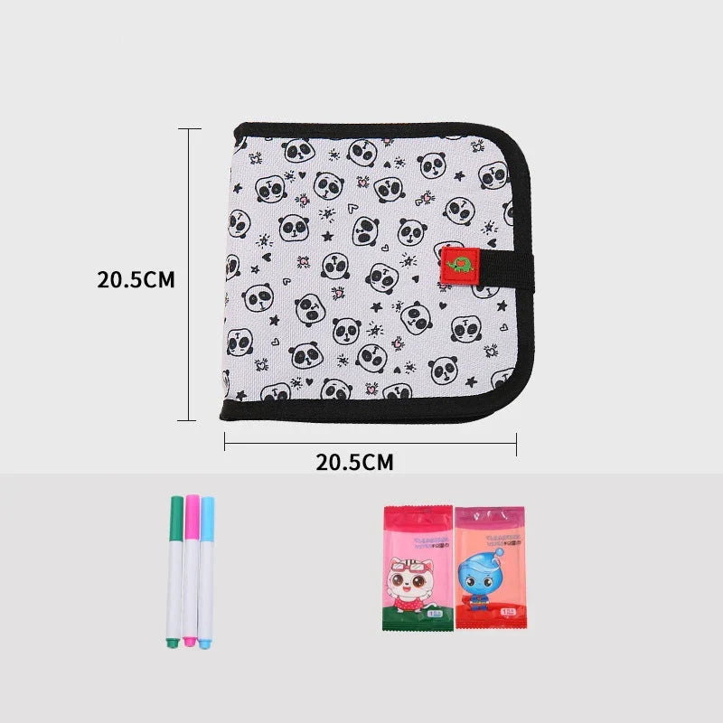 Portable Reusable Colouring Book for Children