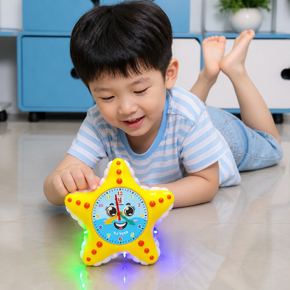 Starfish Clock Learning Toy – Interactive Time Teaching Toy for Kids