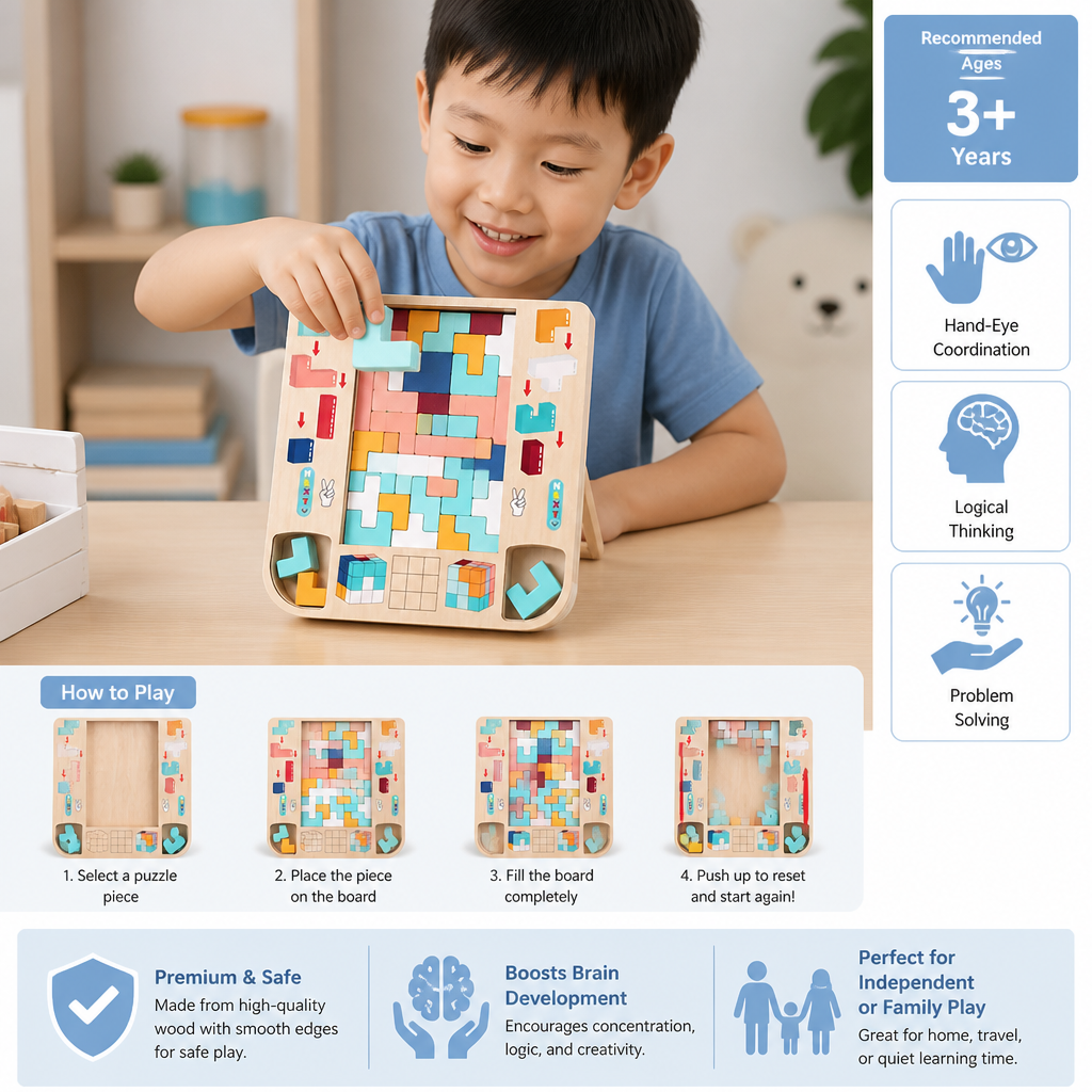 Challenge Your Brain – Tetris Block Game