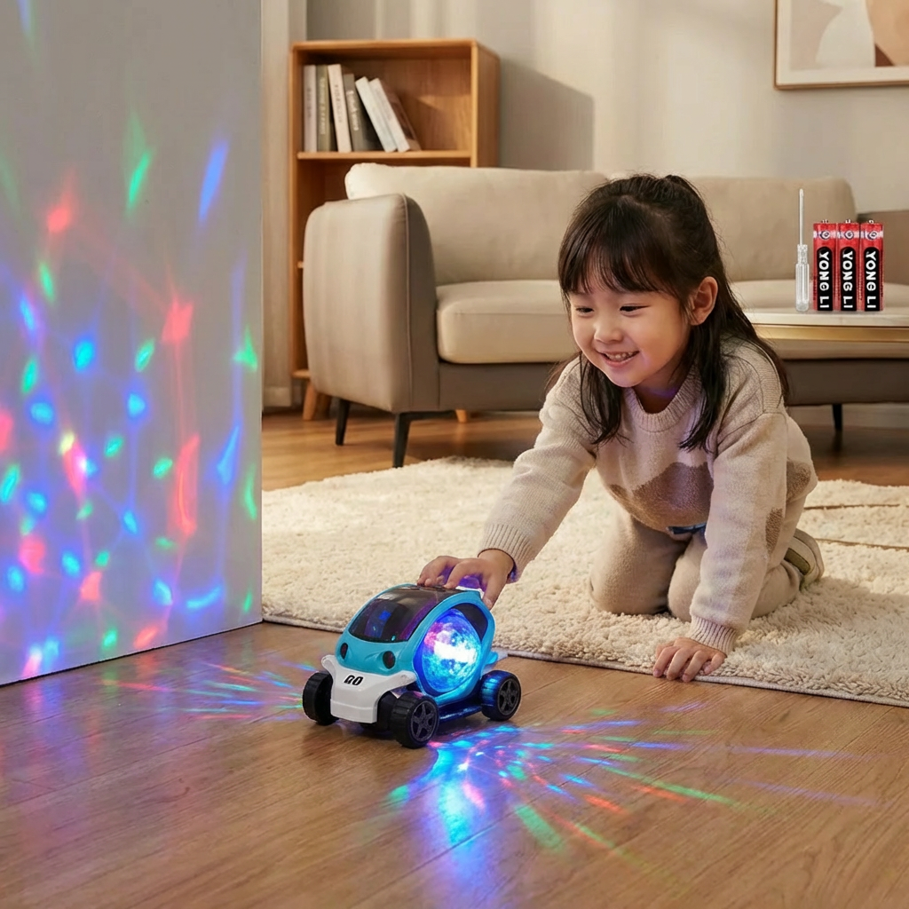 Glowing 360° Music Stunt Car