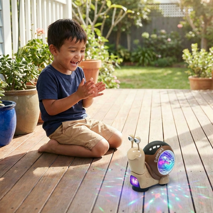 Glowing and Music Playing Snail Crawling Toy