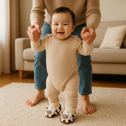 Cuddly Soft Baby Sock Shoes – Warm, Non-Slip & Comfortable