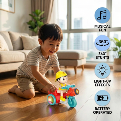Light-Up Musical Kids’ Stunt Scooter Toy