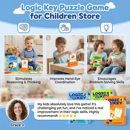 Logic Key Puzzle Game for Children