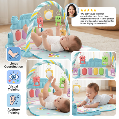 Musical Baby Pedal Piano for Limbs Coordination and Visual & Auditory Training