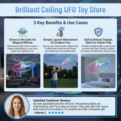 Brilliant Ceiling UFO Toy